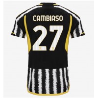 Camisa de time de futebol Juventus Andrea Cambiaso #27 Replicas 1º Equipamento 2023-24 Manga Curta